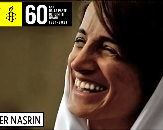 libertà per Nasrin Amnesty International